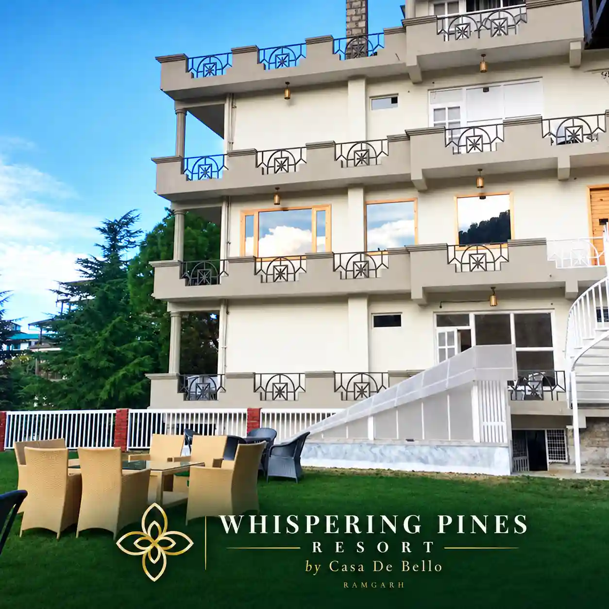 Whispering Pines Resort Ramgarh nestled in serene deodar forest